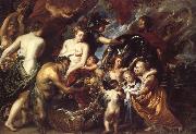 Peter Paul Rubens Minerva Protects Pax from Mars oil painting on canvas